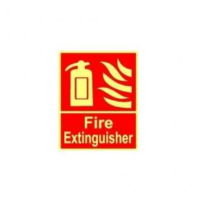 Usha Armour Fire Extinguisher Signage 12x4 Inch